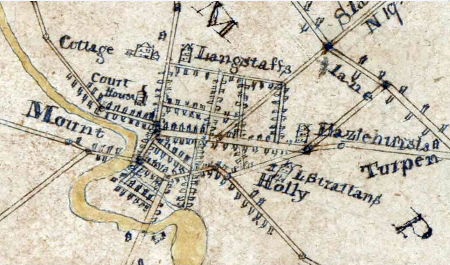 Mount Holly About 1845 Mount Holly Old Pictures of Burlington